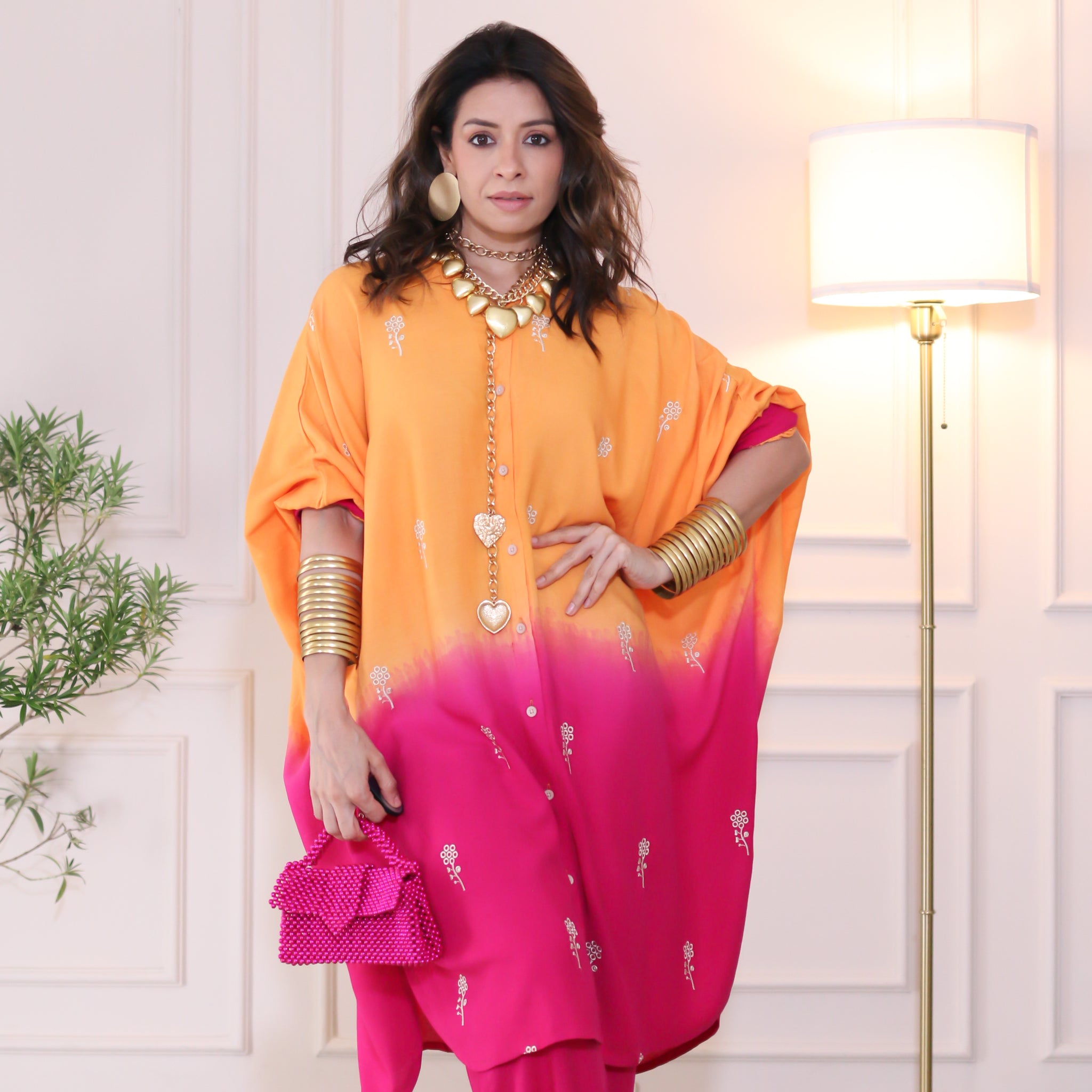 Dual Kaftan Co-ord Set