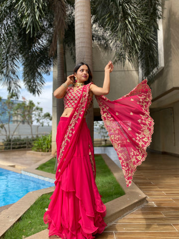 Inaya ready to wear saree