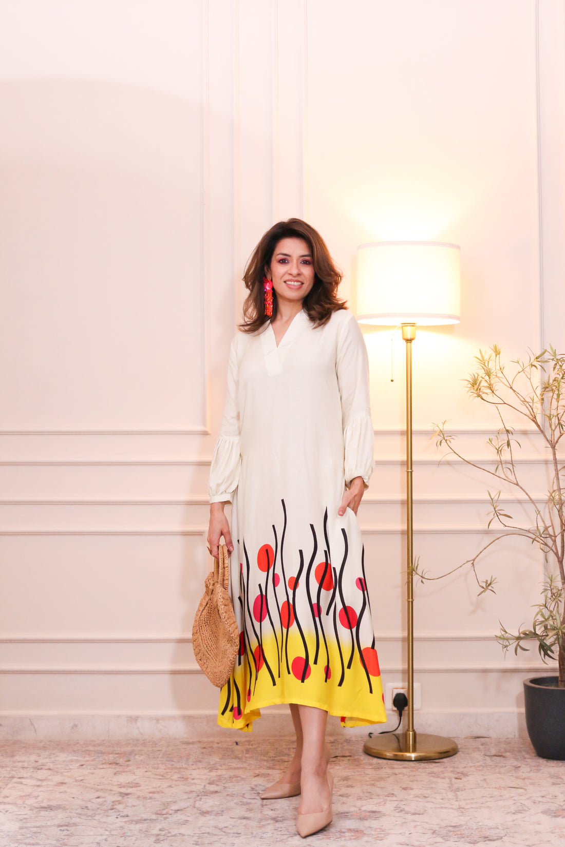 Sunset Muse Midi Dress