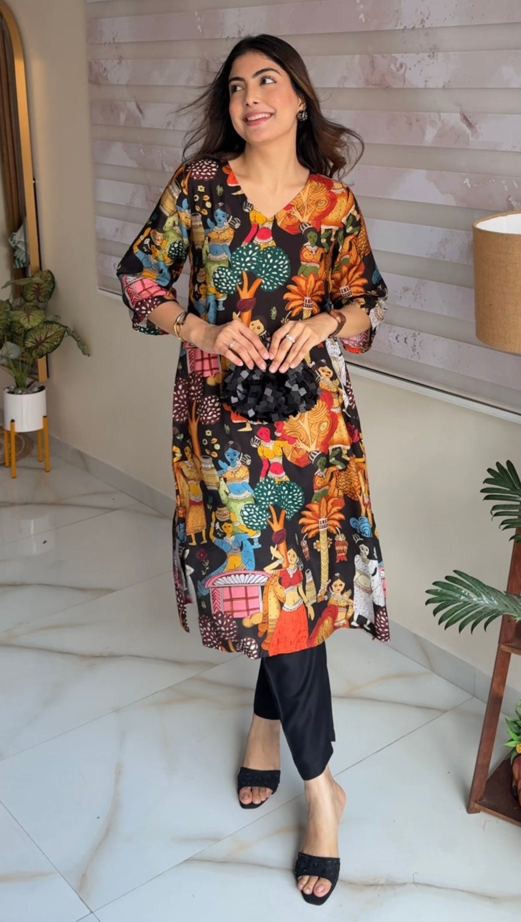 Kalamkari Charm - Cord set