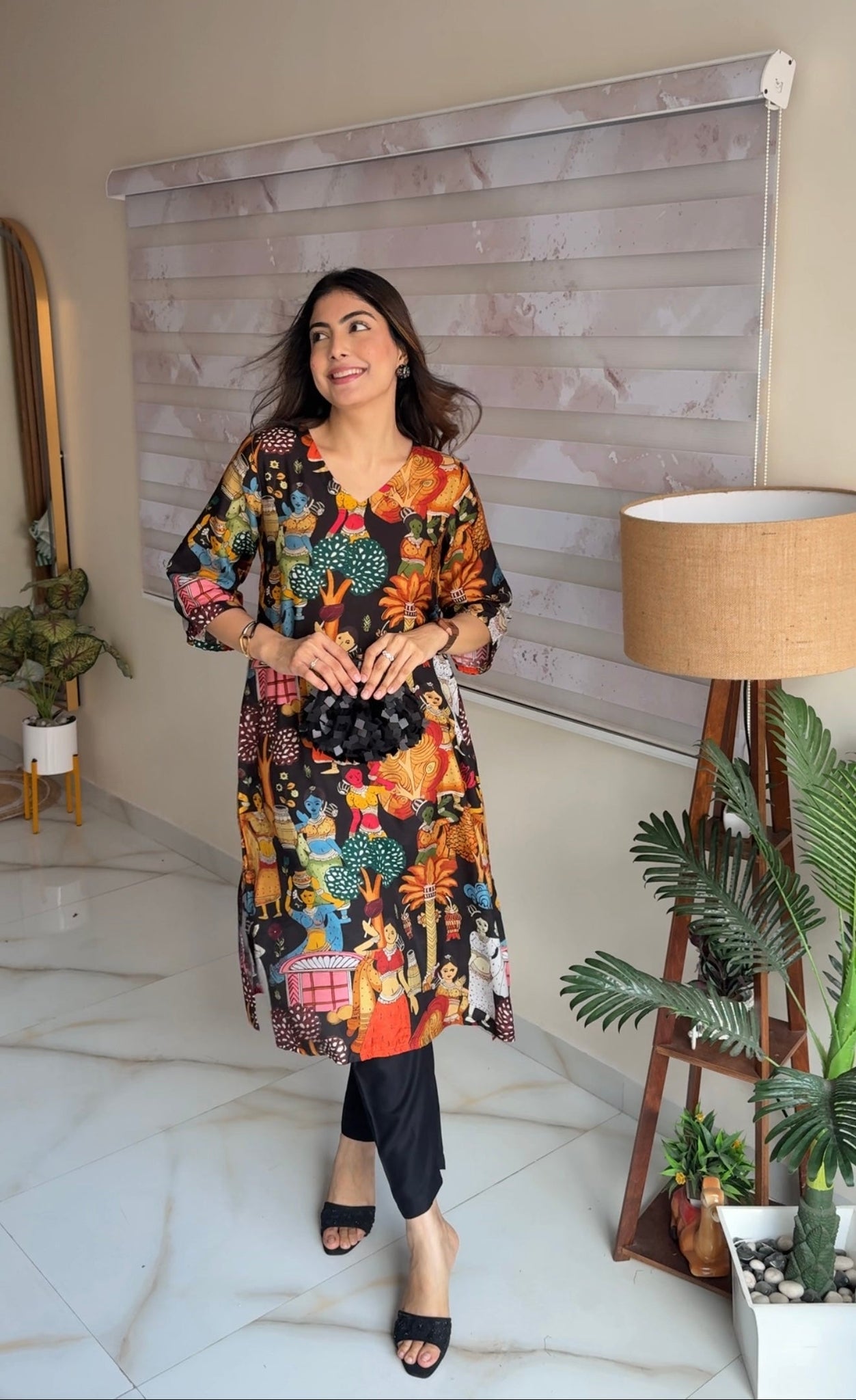 Kalamkari Charm - Cord set