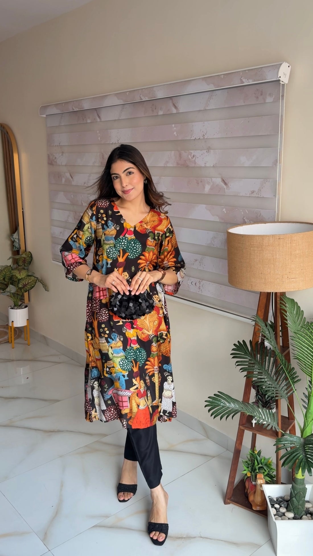 Kalamkari Charm - Cord set