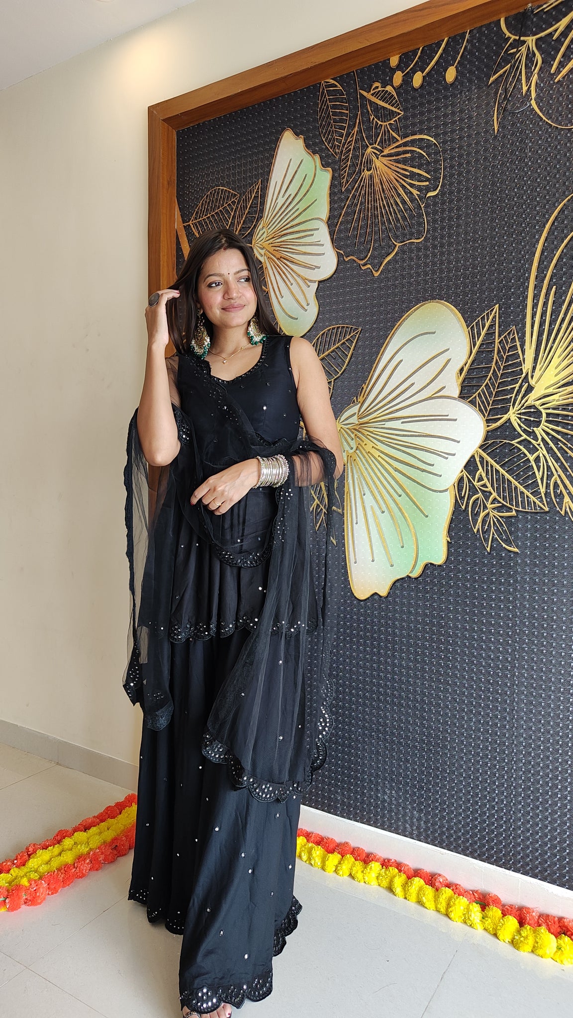 Black sharara