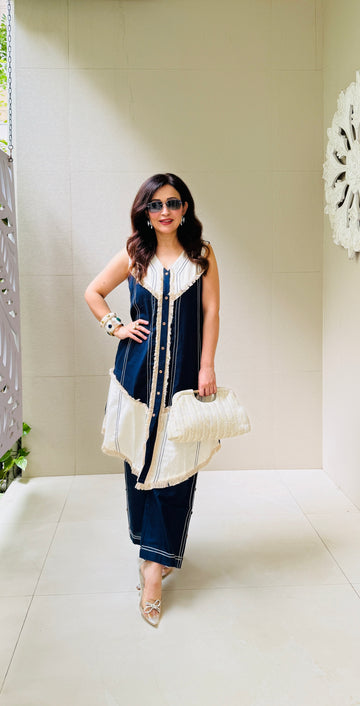 Aarika Khadi Cotton Co-ord Set