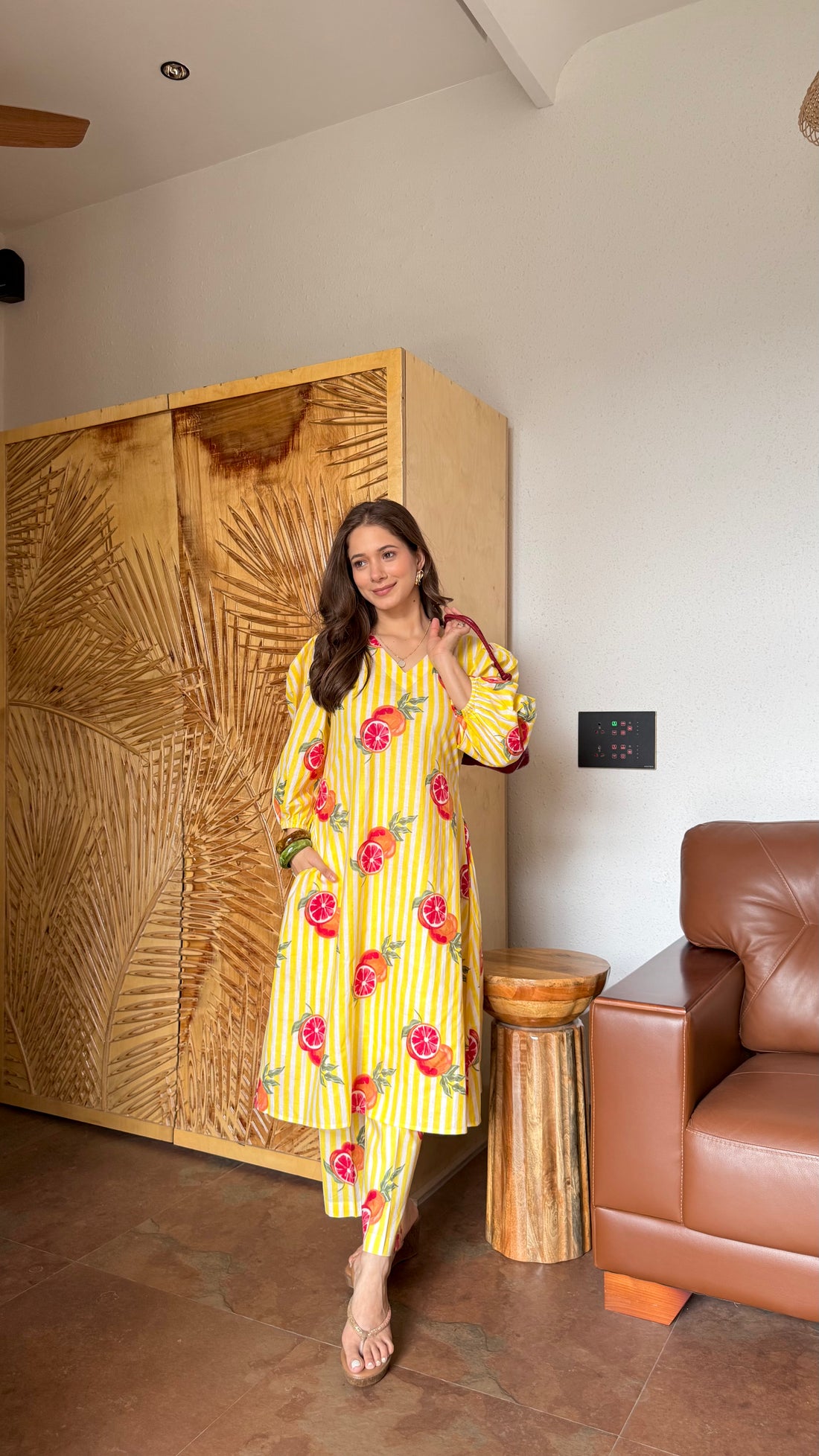 Scarlet Bloom Printed Co-ord Set