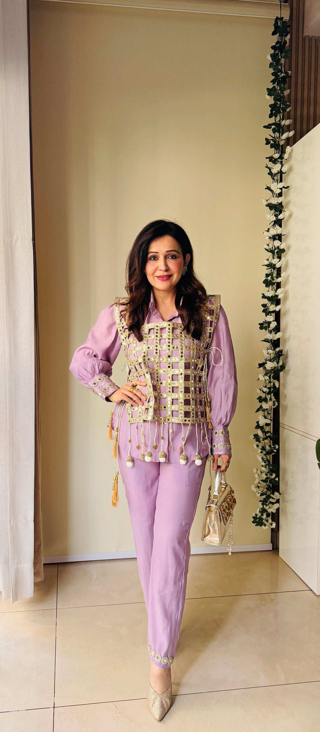 Lavender Cord Set  ( Order jacket  Seperately )