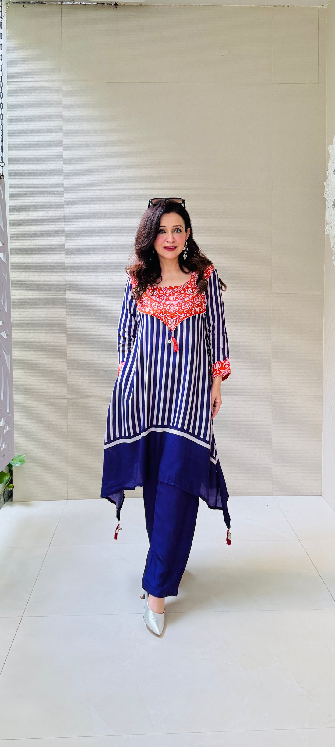 Rangriti Stripe Coord Set