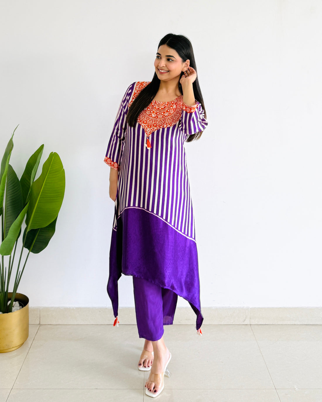 Rangriti Stripe Coord Set