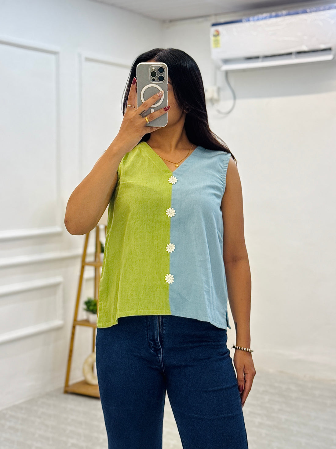 Ocean Breeze Flex Cotton Top