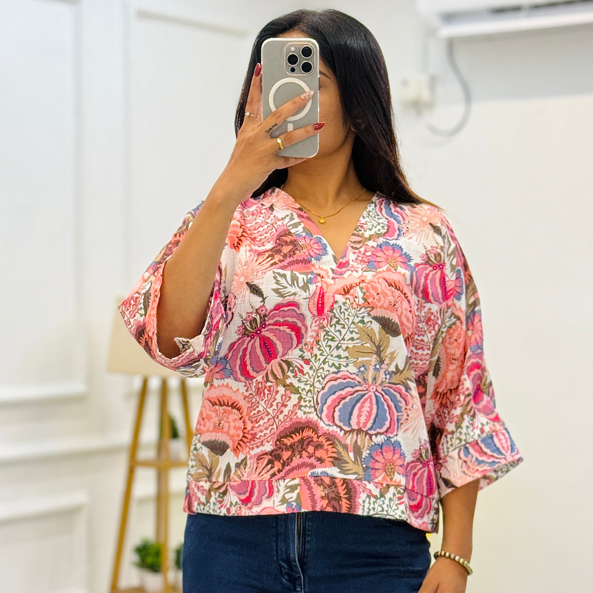 Flora Mist Top (Only Top)