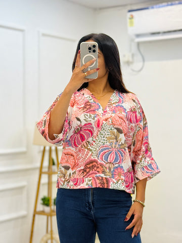 Flora Mist Top (Only Top)