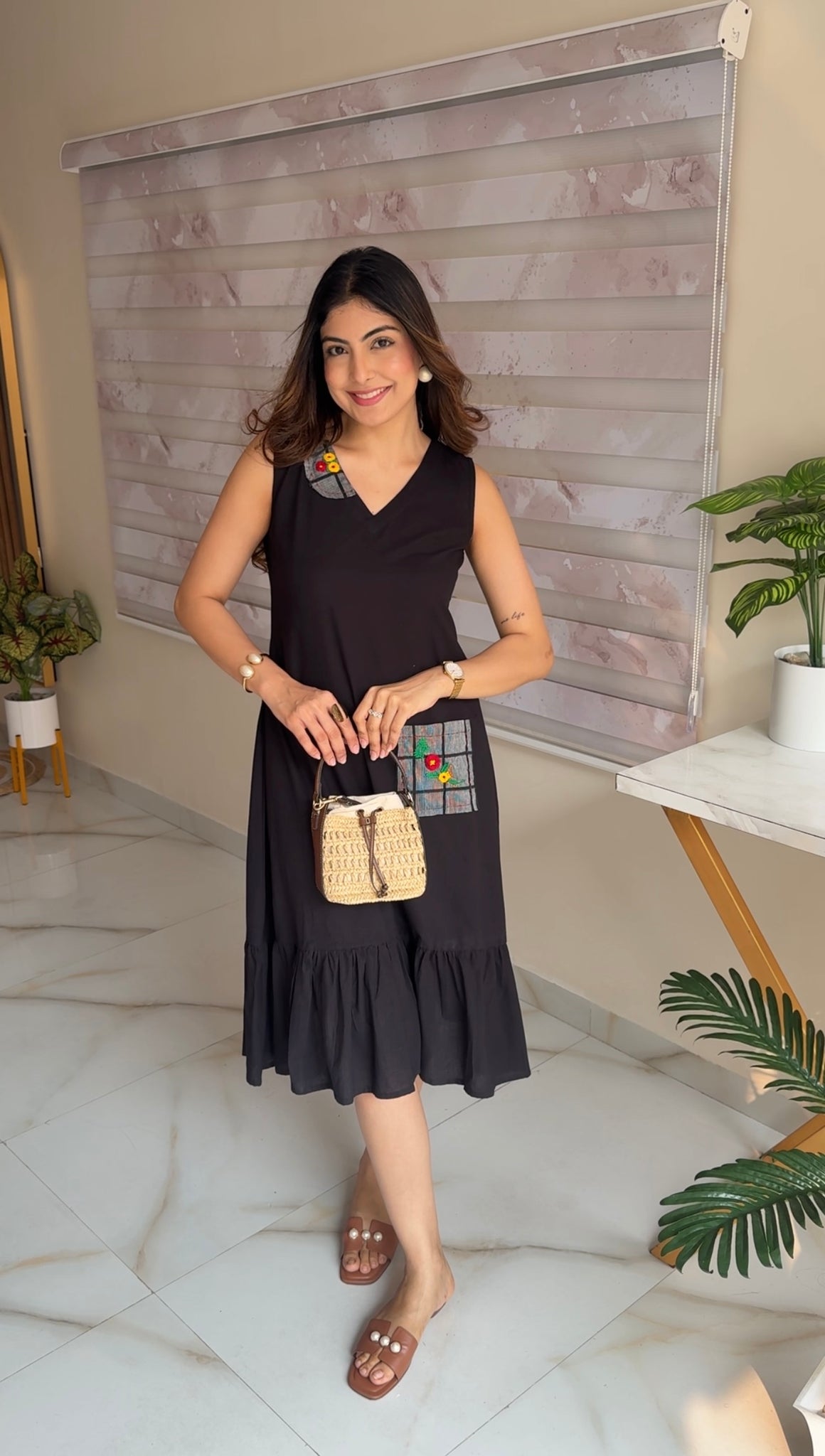 Classic Charm Black Dress