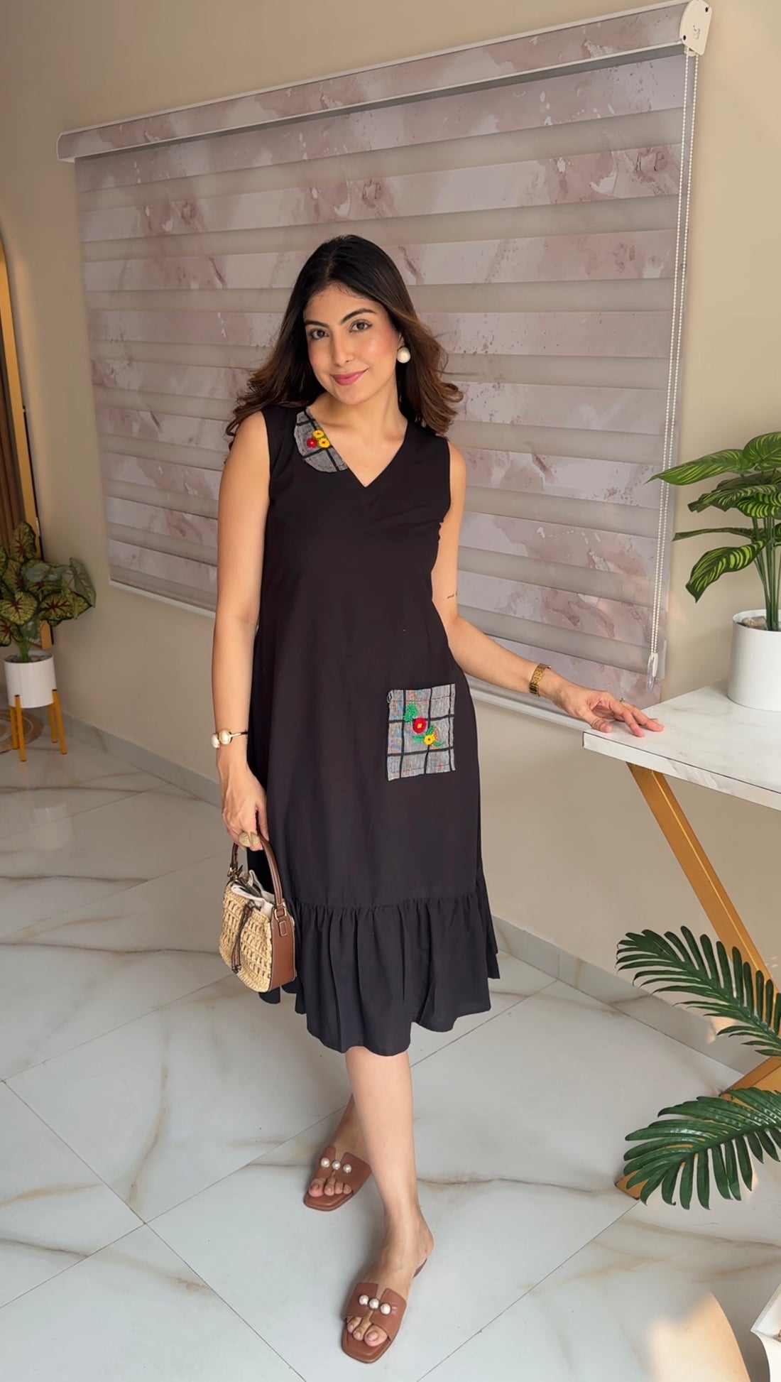 Classic Charm Black Dress