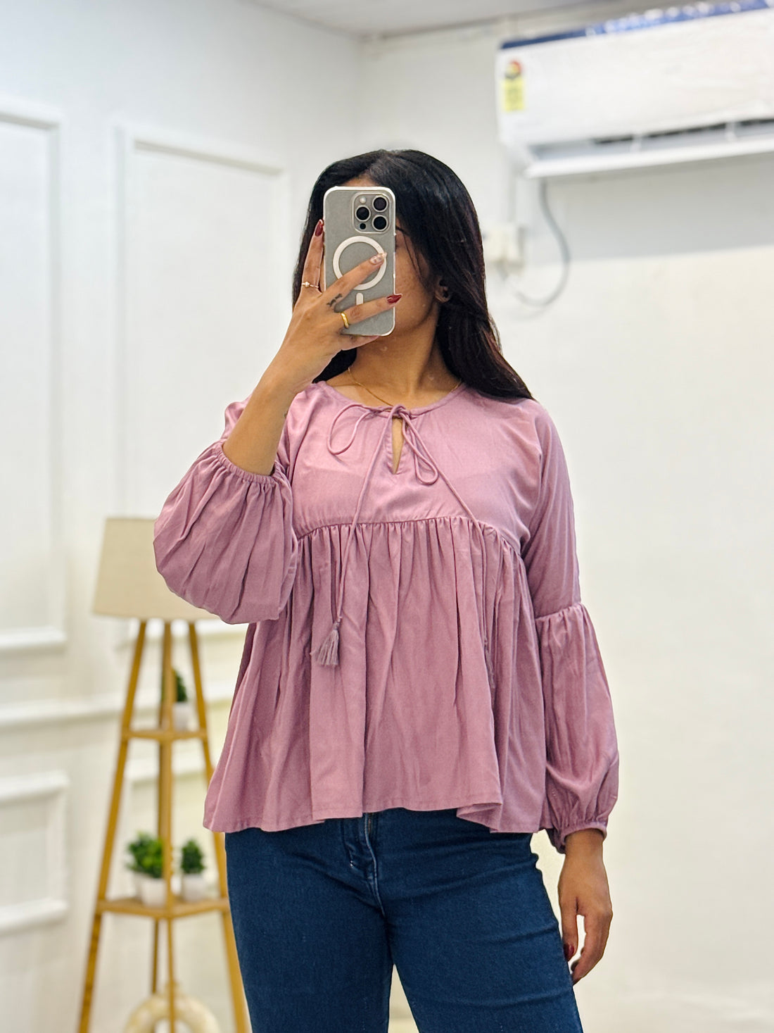 Lilac Glow Rayon Top