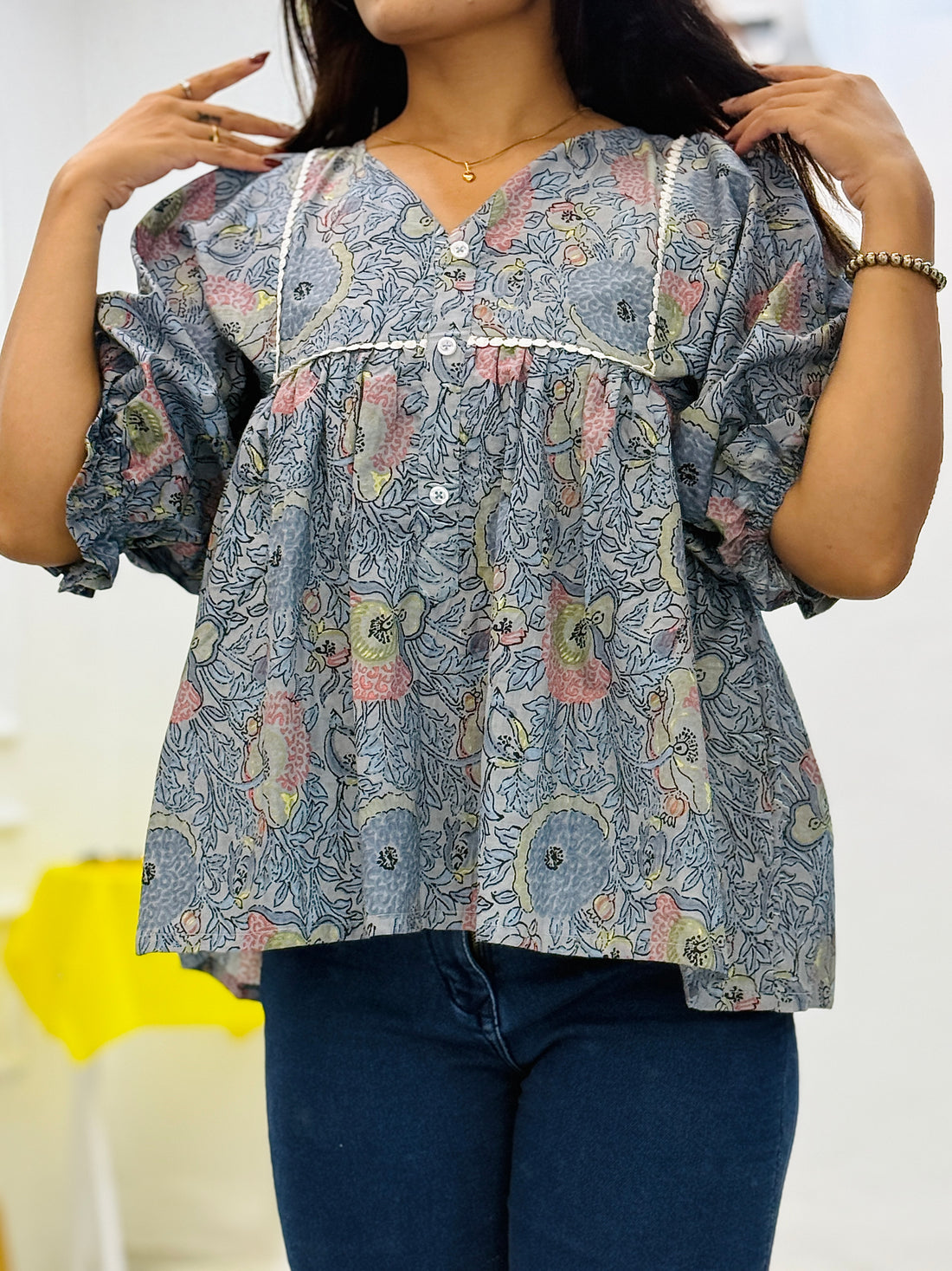 Jaipuri Breeze Blossom Top