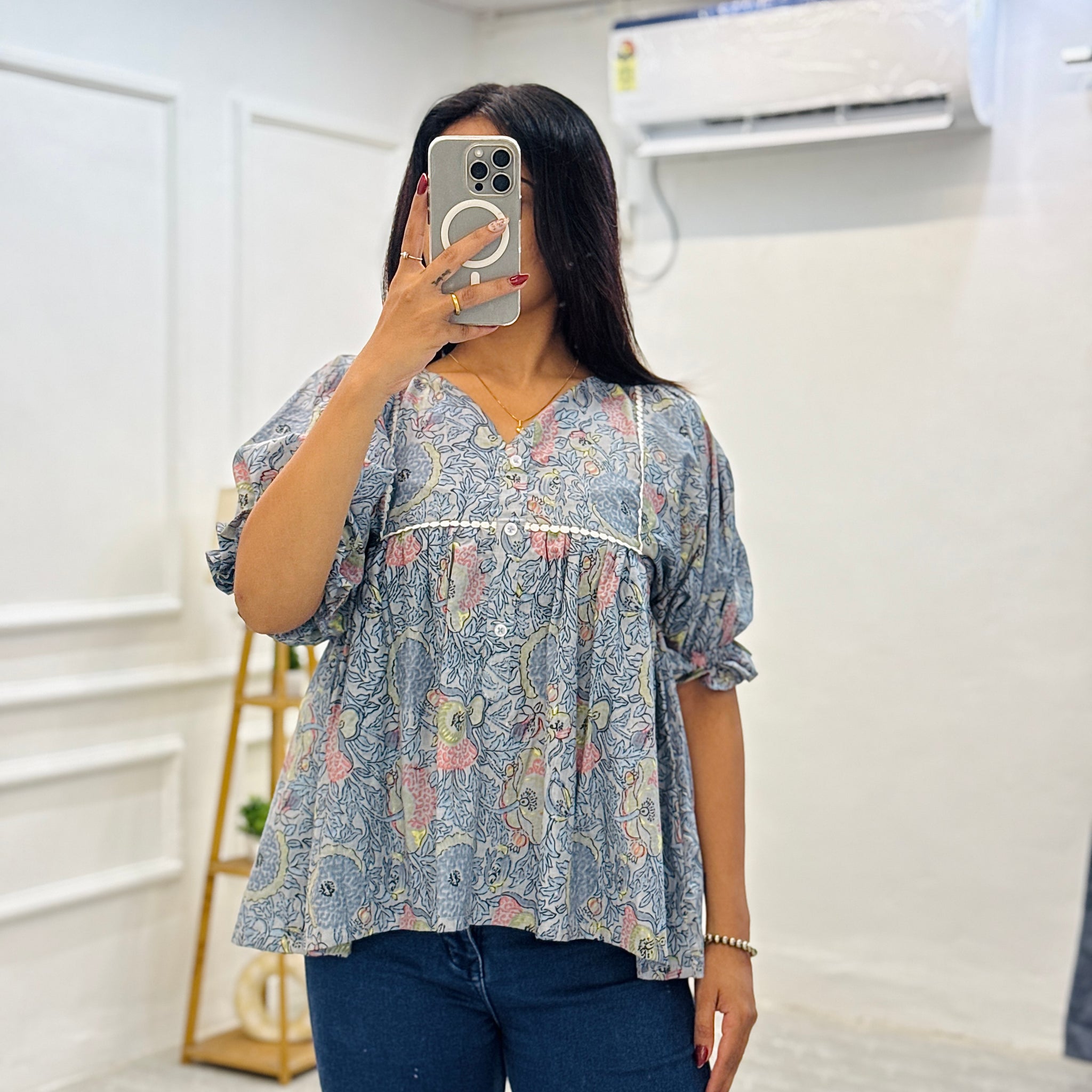 Jaipuri Breeze Blossom Top