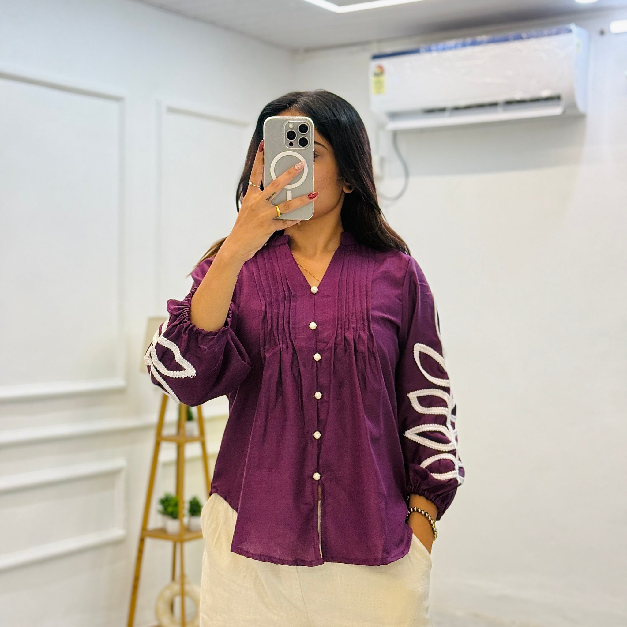 Gulabo Twist Top (Only Top)