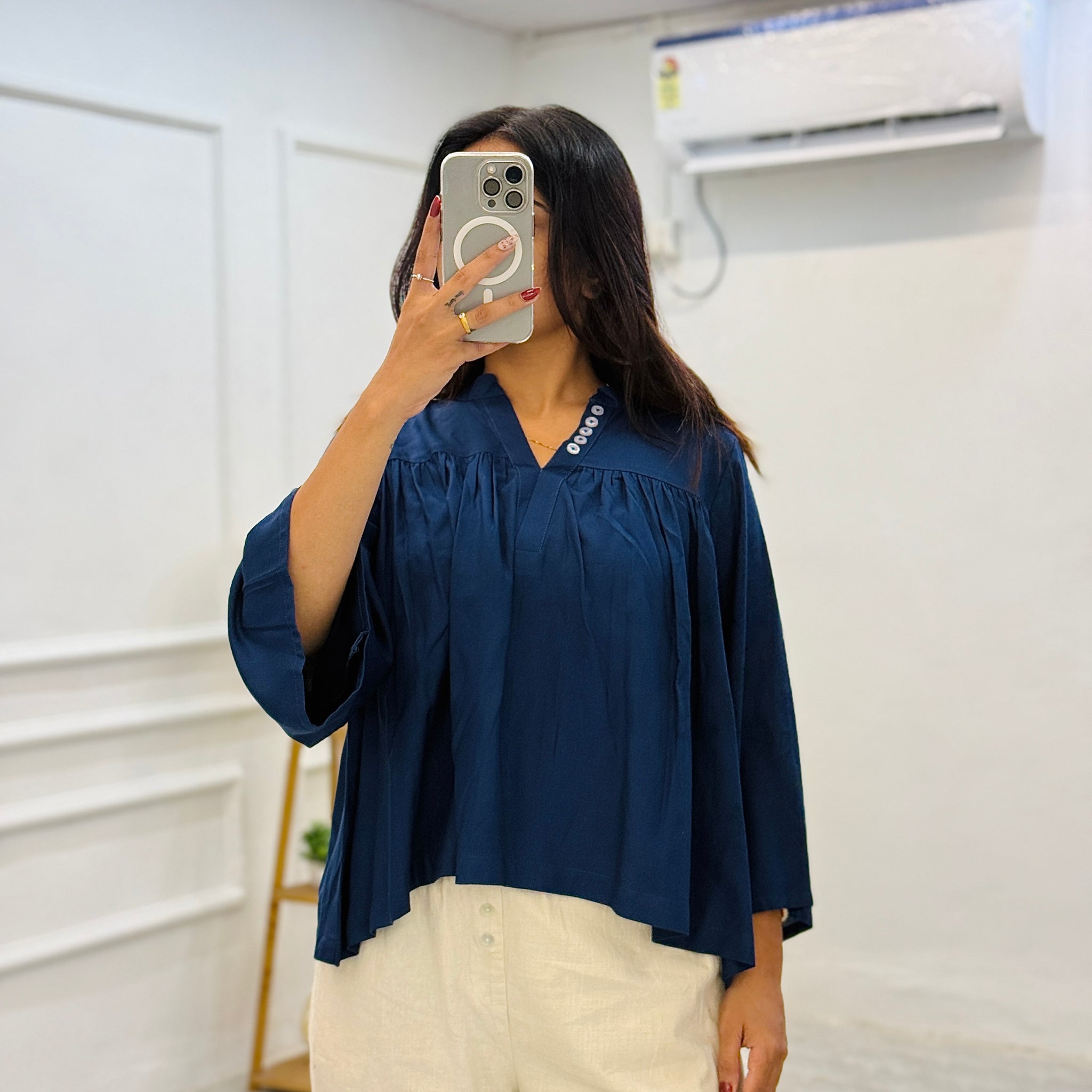 Sapphire Soft Rayon Top