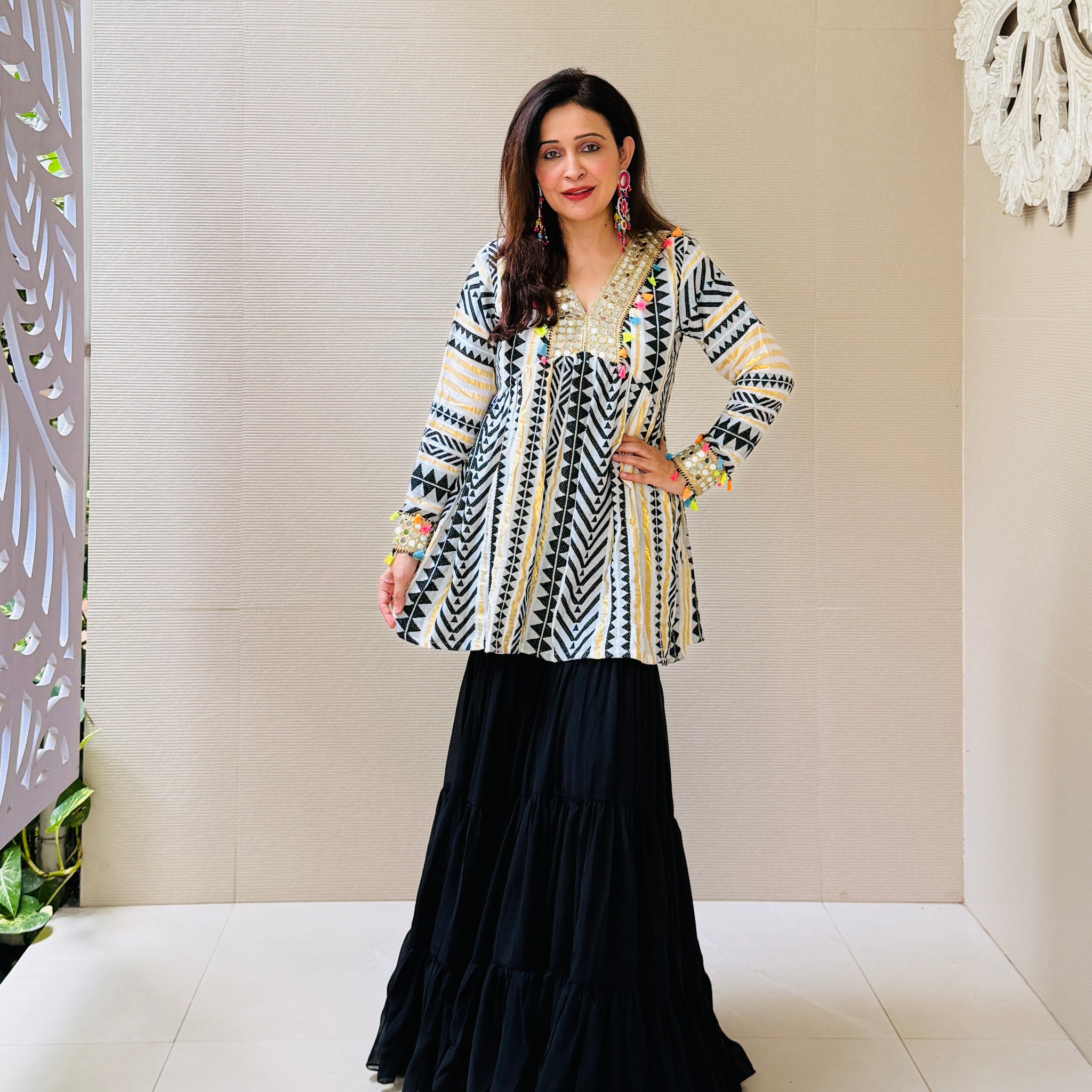 NoirNav Sharara Set