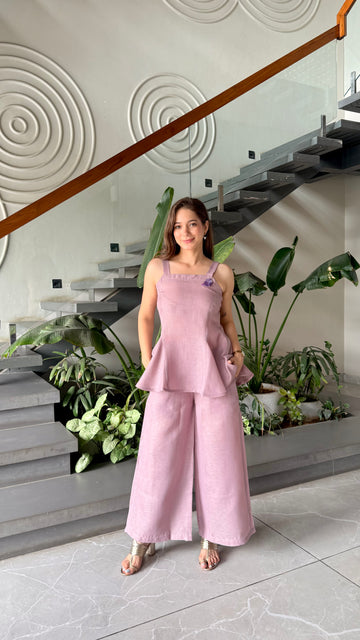 Blossom Bird Linen Co-Ord Set