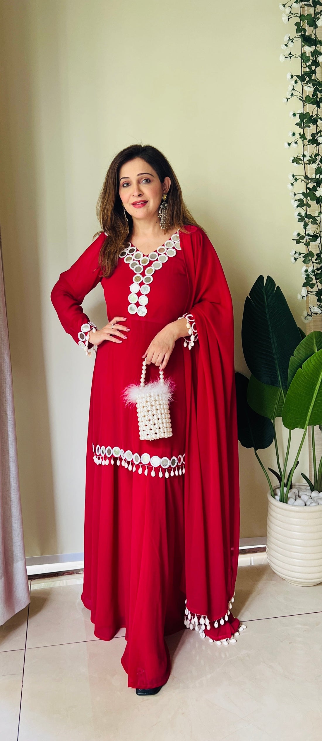 Mirror Glint Georgette Set