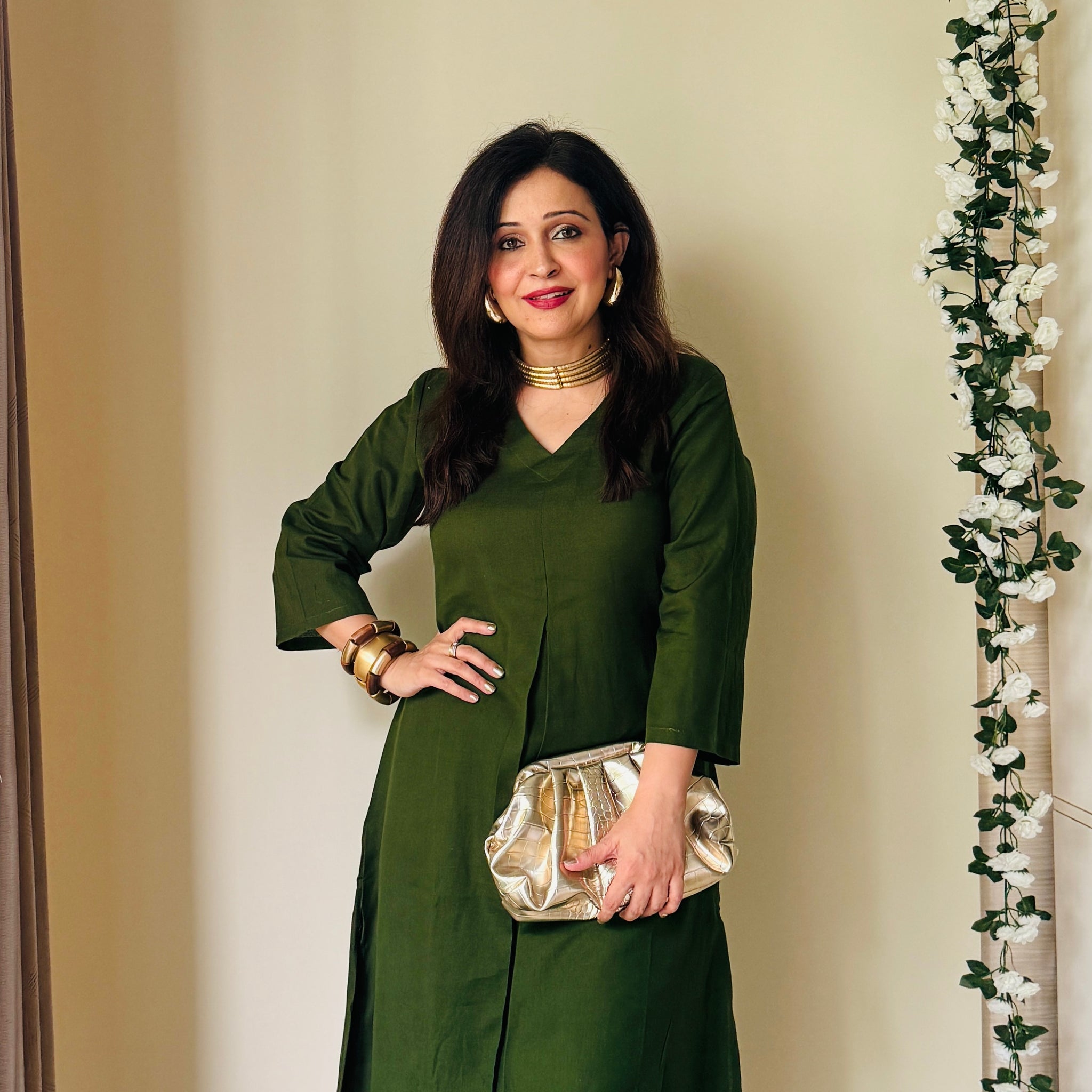 Lush Green Attire