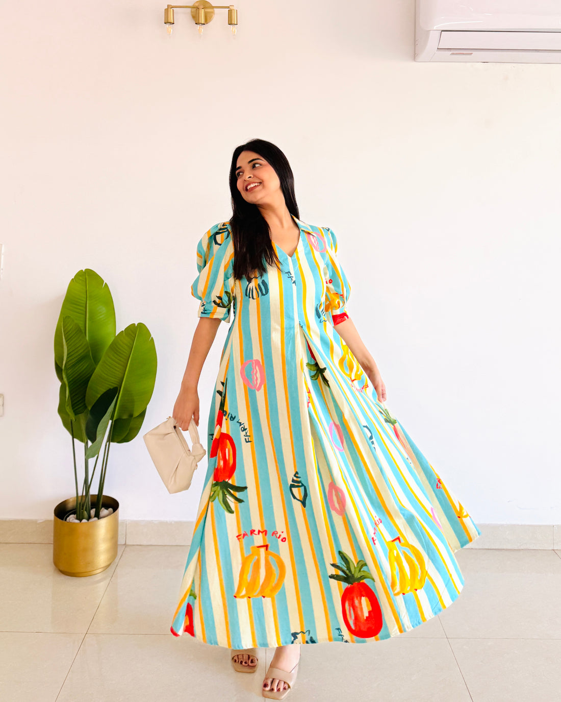 Playful Palette Midi Dress