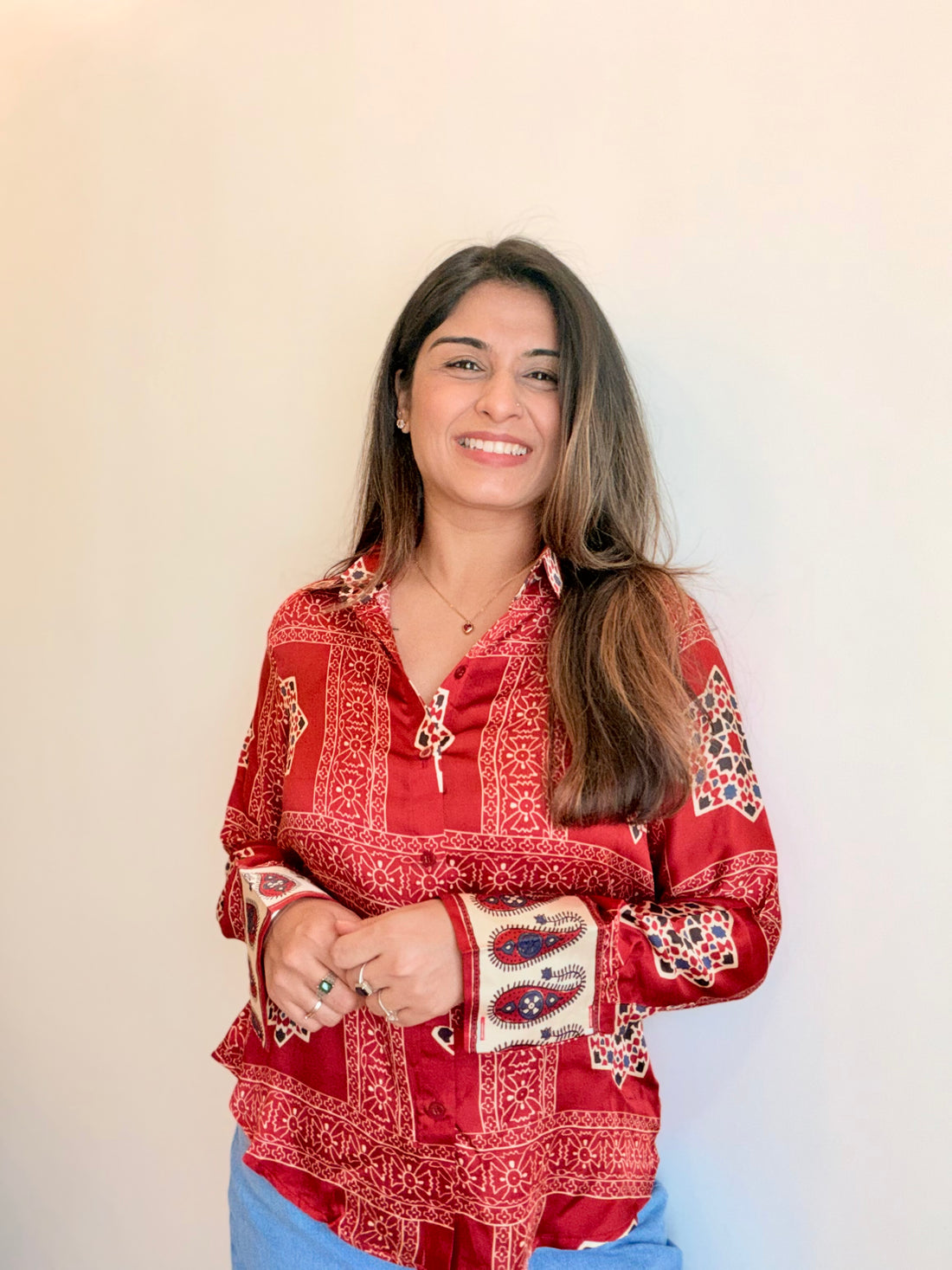 Malhaar Ajrakh Shirt
