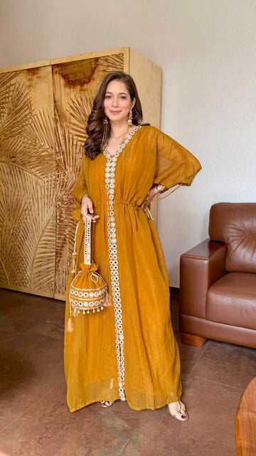 Shamya Festive Flow Dress(Order Potli  Seperately)