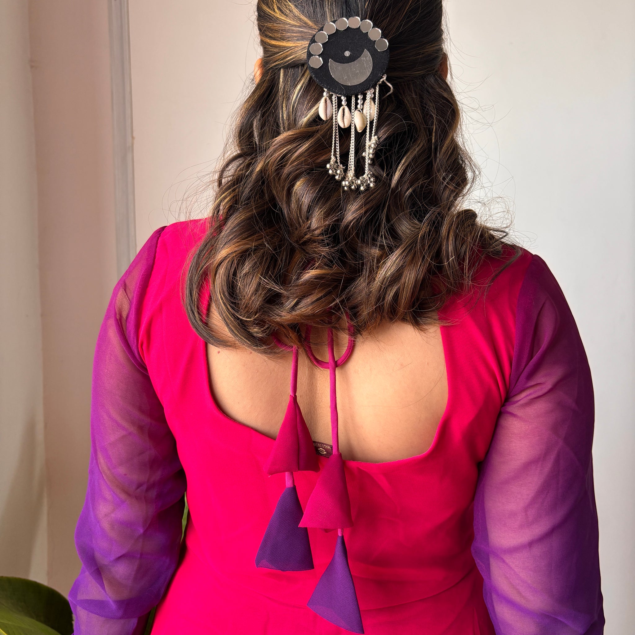 Black moon - Hair clip