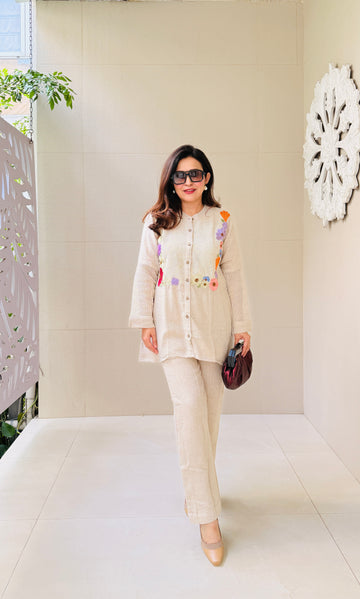 Pure Jute floral cord set