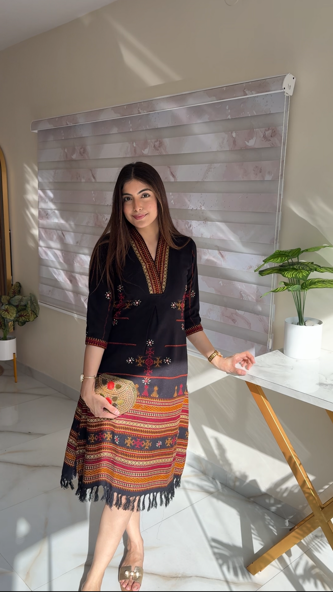 Heritage Weave Winter Kurta