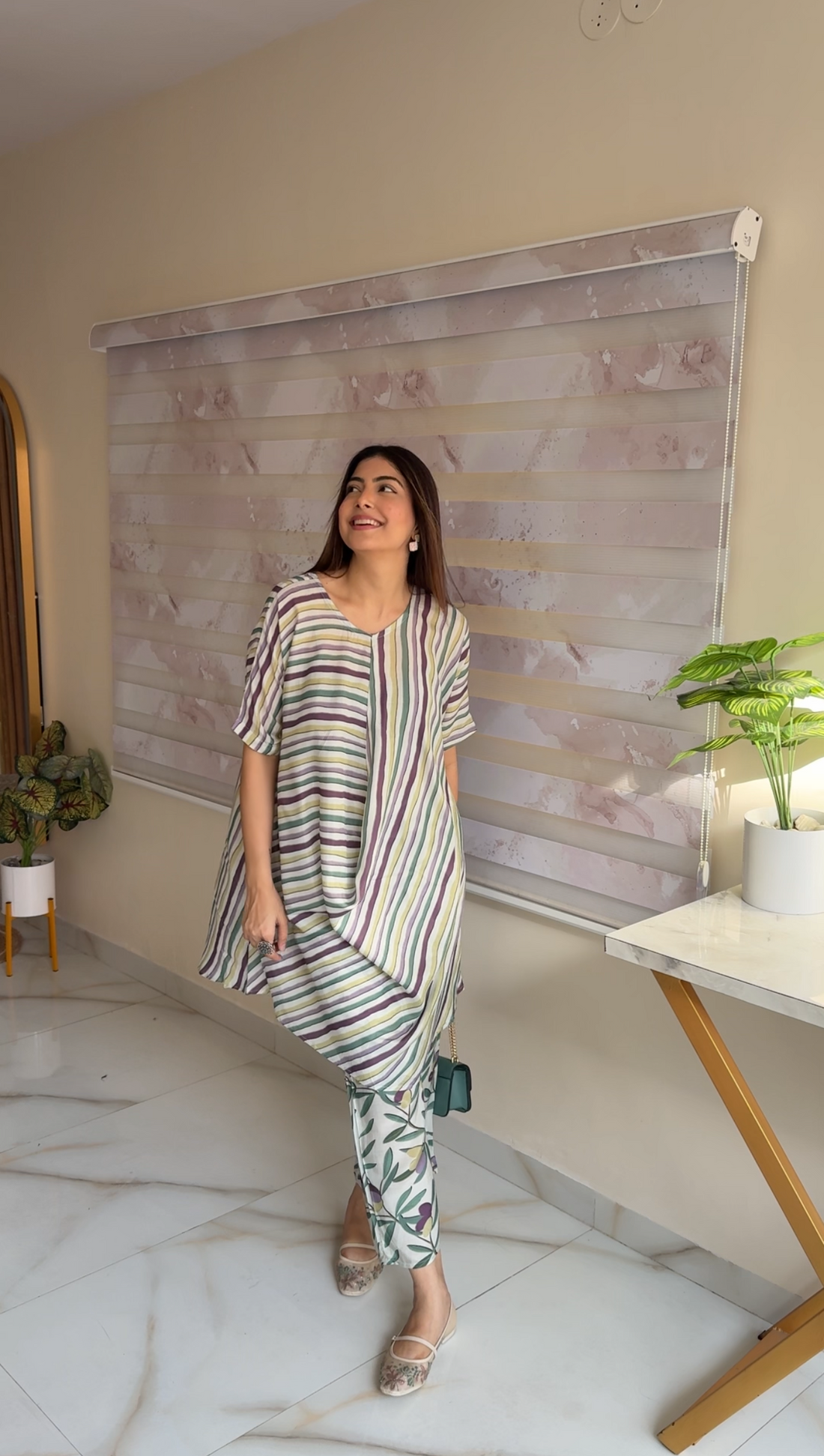 Stripe Flow Cowl Set