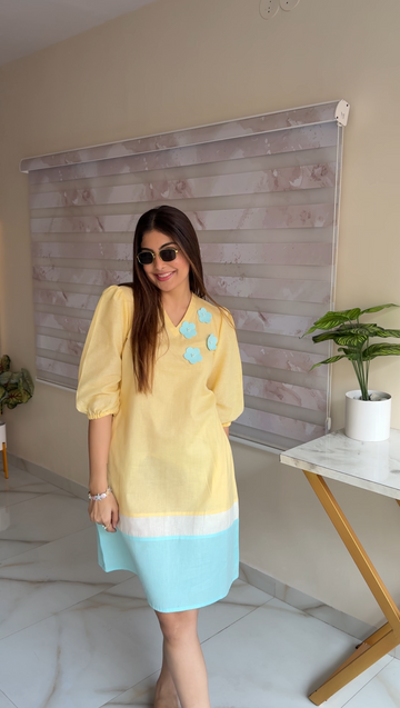 Aqua Sunshine Dress