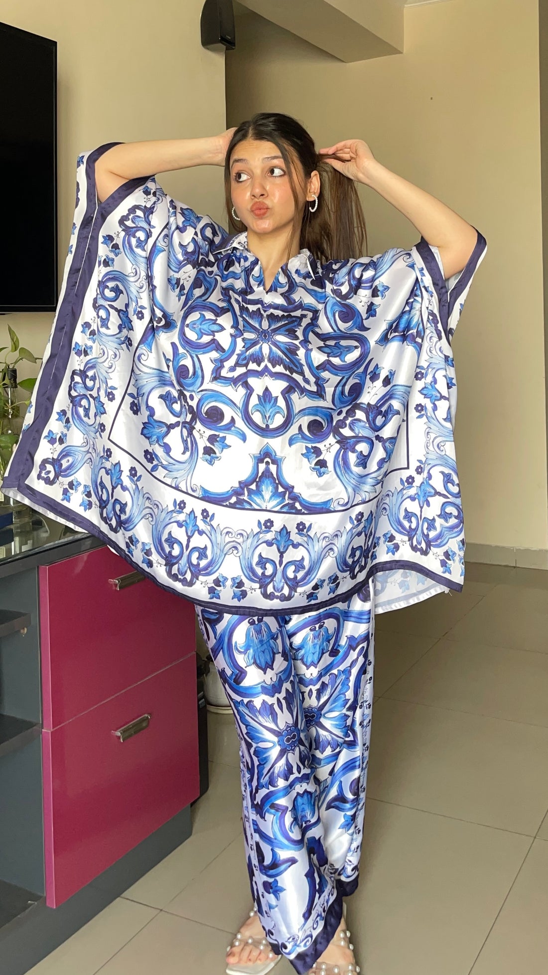 Cloud Nine Kaftan set