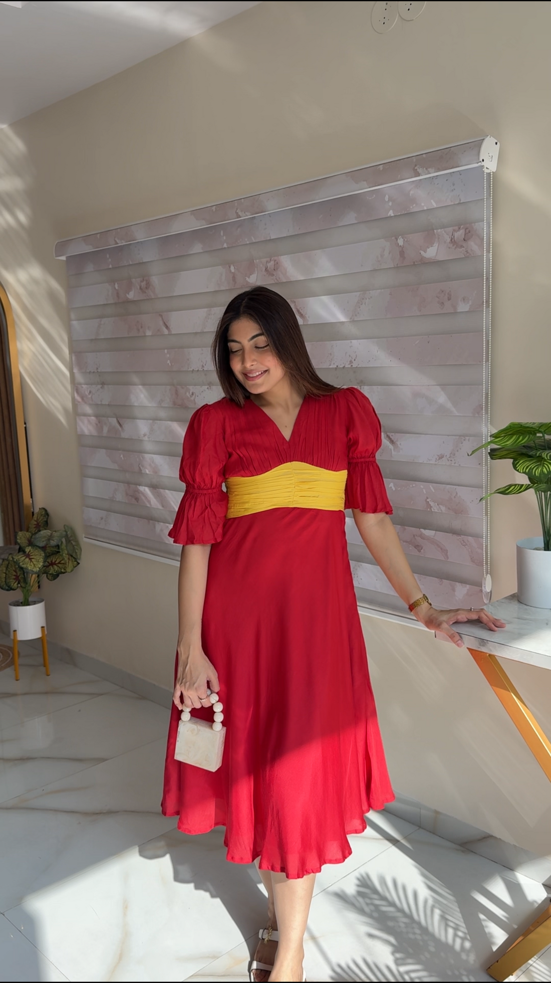 Ruby Sunshine Flare Dress