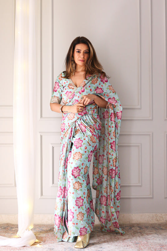 Saira Rizwan | Silk Coords 25 | COASTAL CHARM - SRSP-25-01