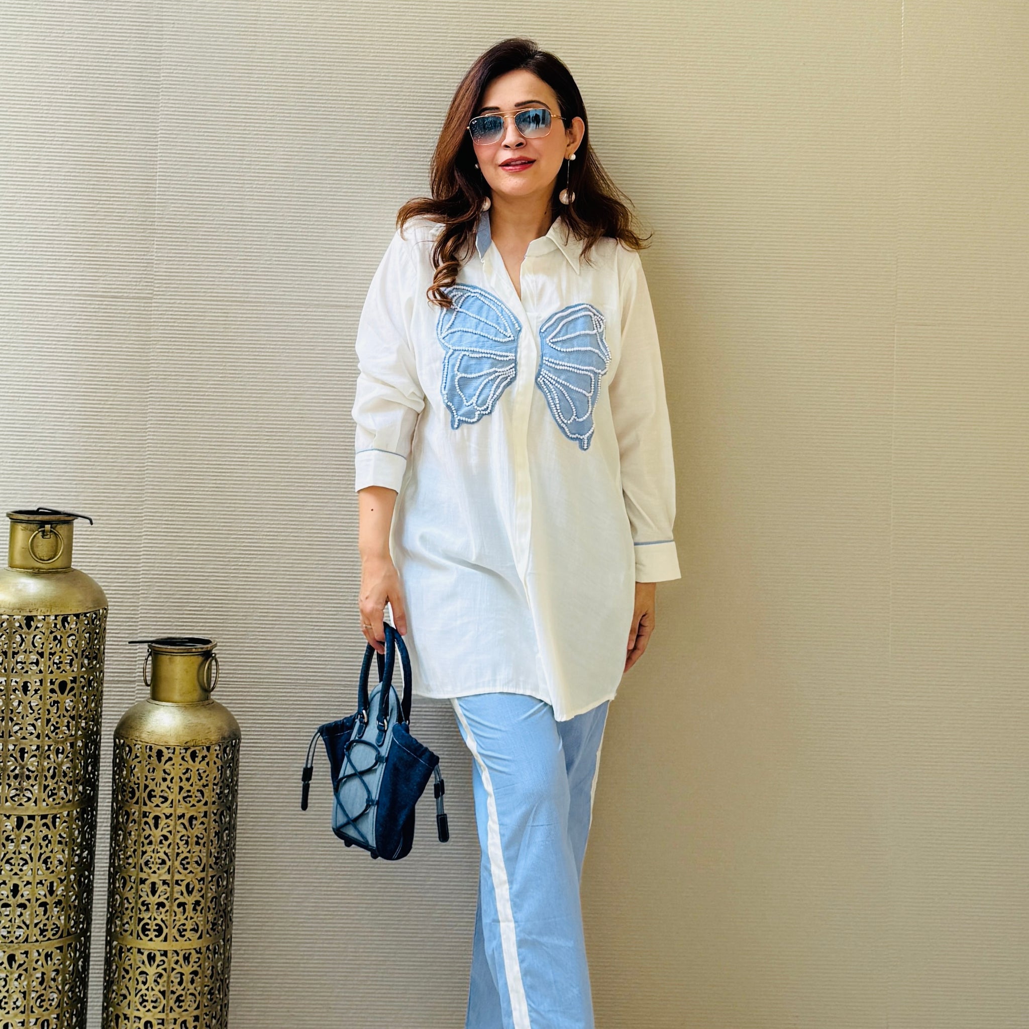 Butterfly Denim Co-Ord