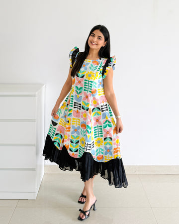 Candy Blossom Summer Dress