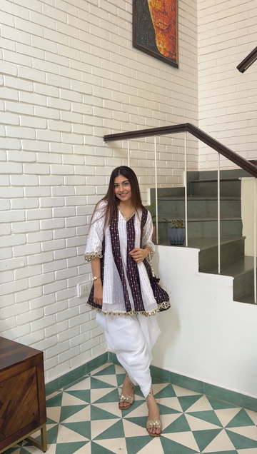 Noor-e-Anarkali Dhoti Set