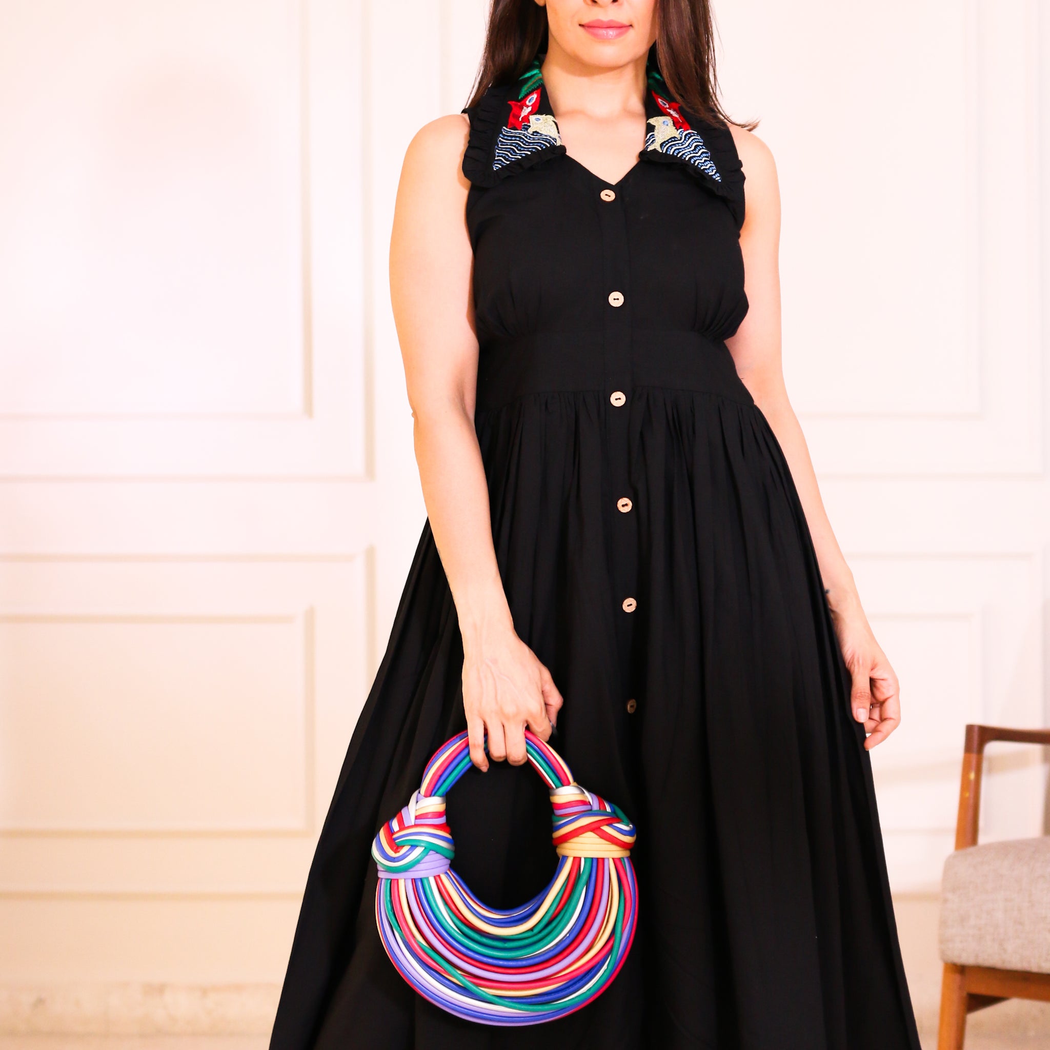 Twilight Petals Midi Dress