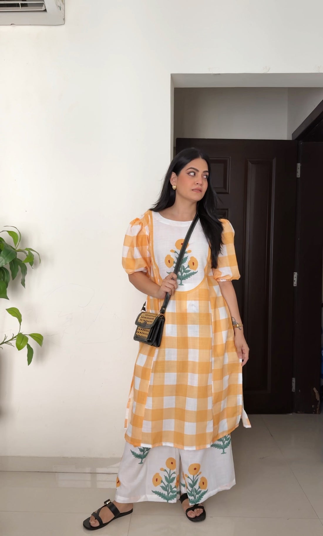 Flora Checks Cordset