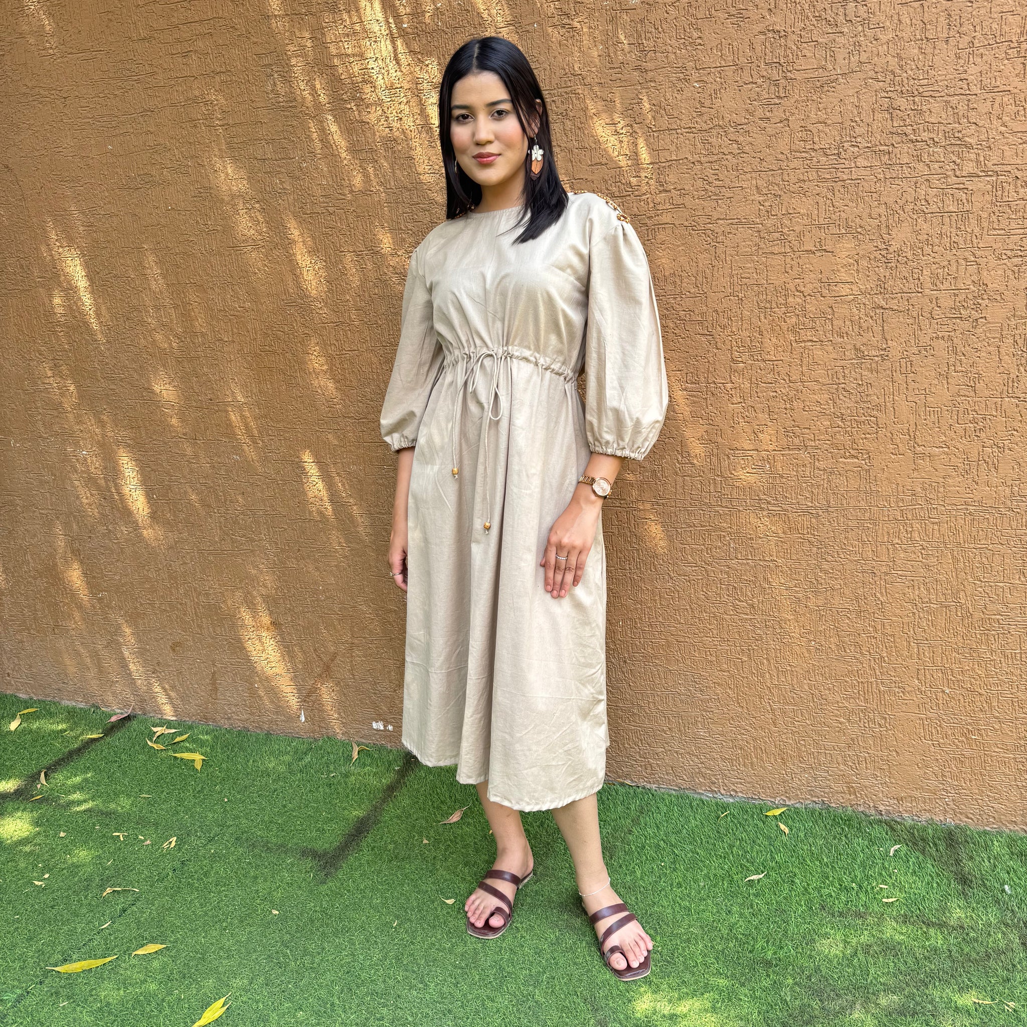 The Soft Edit Midi Dress