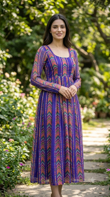 Nova Stripe Middi Dress