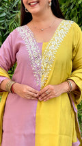 Mirror Muslin Ethnic Set 3190