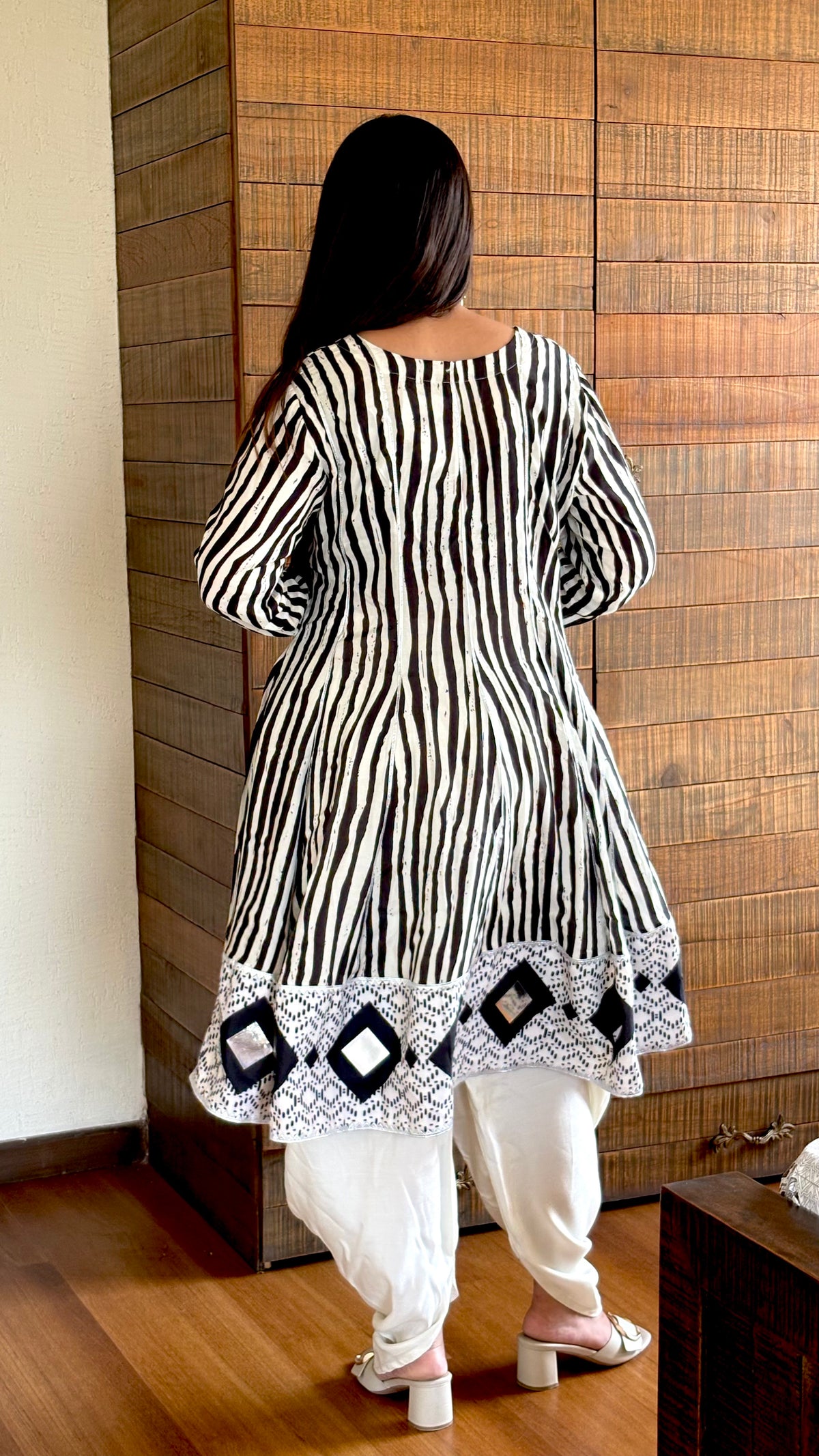Muslin Dhoti Kurta Set 3158