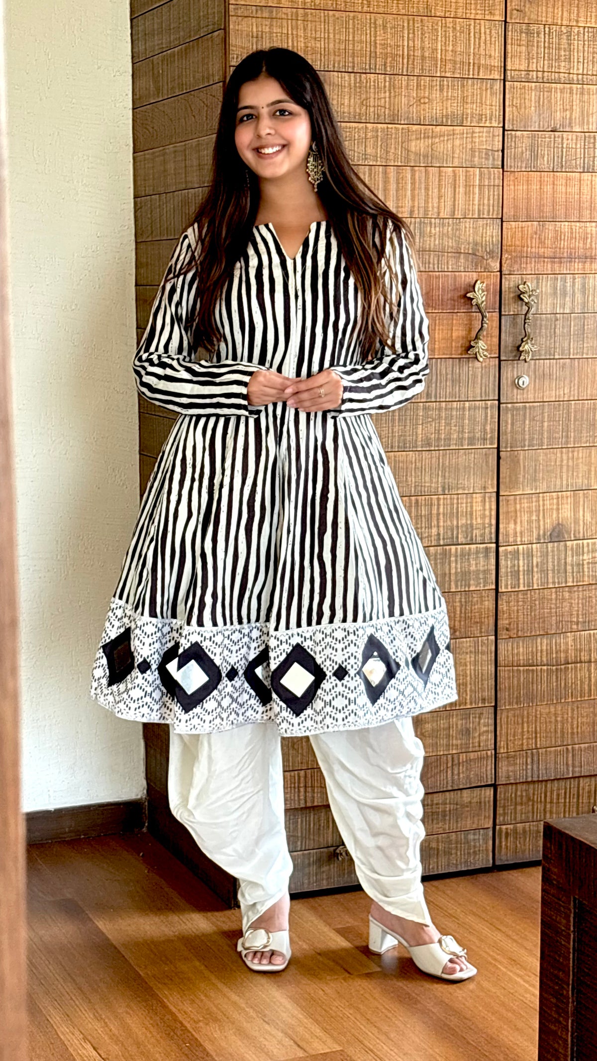 Muslin Dhoti Kurta Set 3158