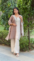 Mirror Muslin Ethnic Set 3190