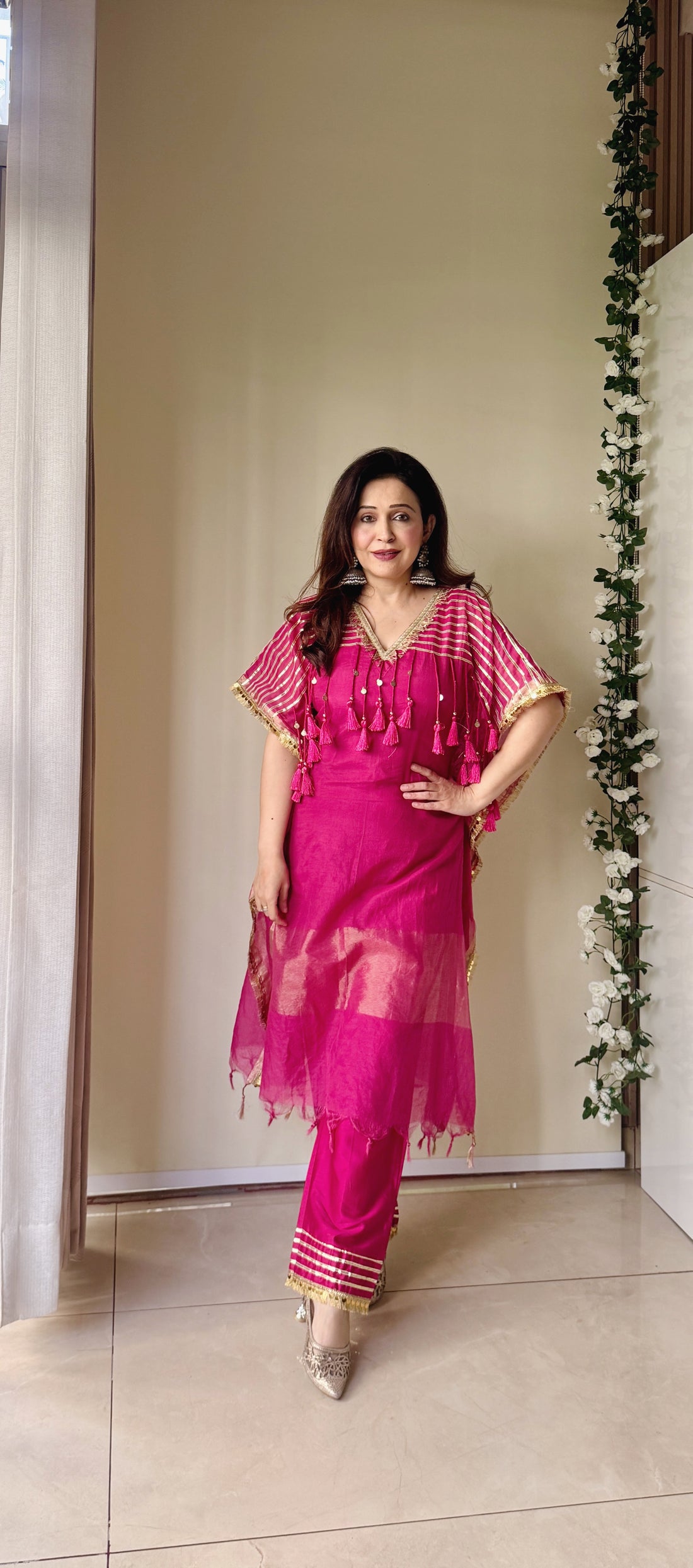 Rangriti Kaftan Coord Set