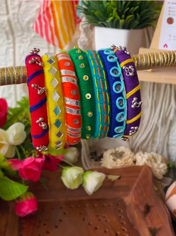 Camilay Vibrant Bangle Set | Set of 7